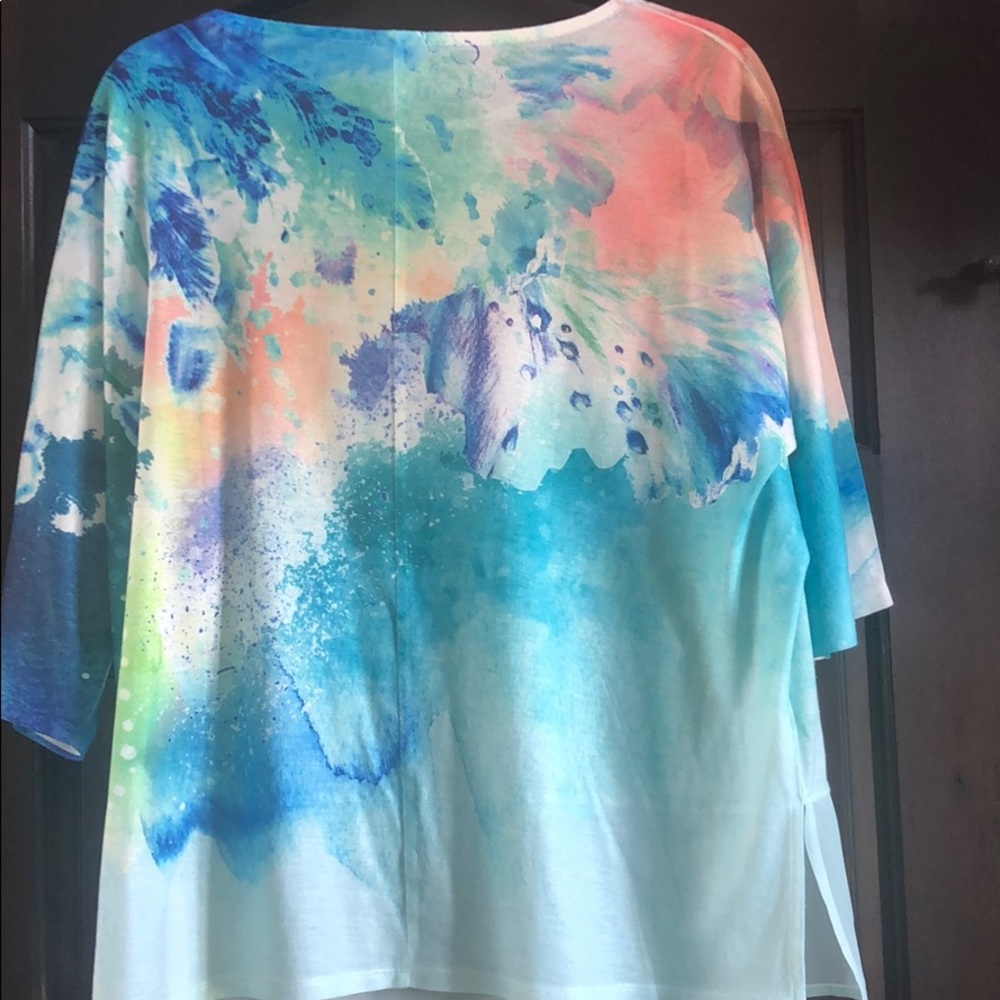 Chico’s Multi-Color Polyester Top - Picture 5 of 5